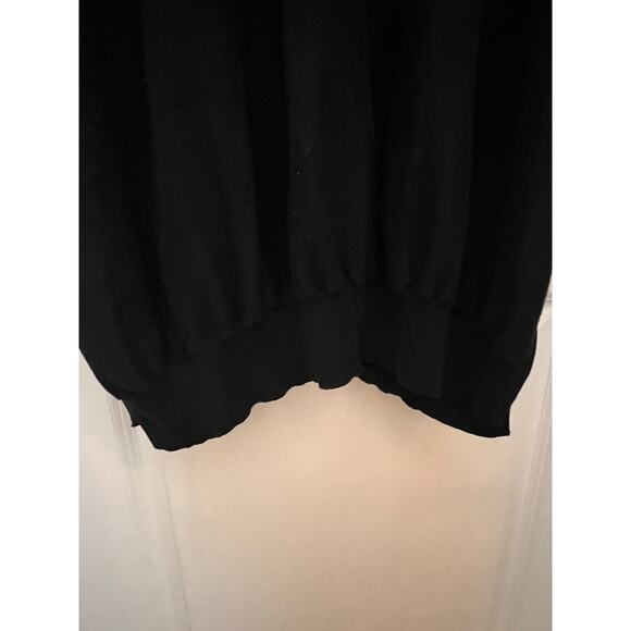 Planet By Lauren G Pima Cotton Sweater OS Boho Lagenlook Comfy Black Luxury - Picture 6 of 6